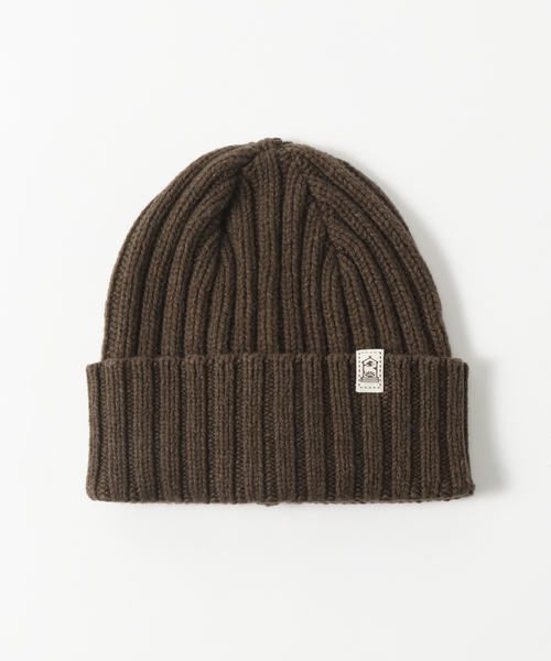 INVERALLAN（インバーアラン）の「【INVERALLAN / インバーアラン】RIB HAT TUM-BACK（ニットキャップ/ビーニー・メンズ・チャコールグレー/チョコ/ダークブルー・FREE）」の2枚目の写真