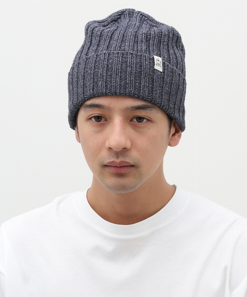 INVERALLAN（インバーアラン）の「【INVERALLAN / インバーアラン】RIB HAT TUM-BACK（ニットキャップ/ビーニー・メンズ・チャコールグレー/チョコ/ダークブルー・FREE）」の12枚目の写真