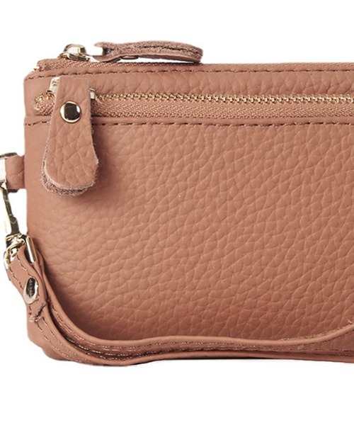 DAY CLOSET（デイ クローゼット）の「シーンに馴染む牛革ミニウォレット+ストラップ 2点セット（カードケース・メンズ・ブラック/ライトグリーン/アイボリー/スモークピンク/ワイン/グレイッシュベージュ・ONE SIZE）」の13枚目の写真