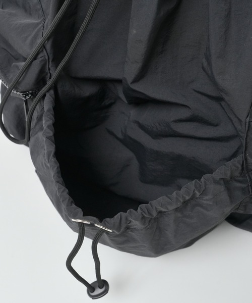 WEGO(ウィゴー)の「WEGO/ドロストデザインリュック(バックパック/リュック・レディース・ブラック/アイボリー/ライトグレー・FREE)」の13枚目の写真