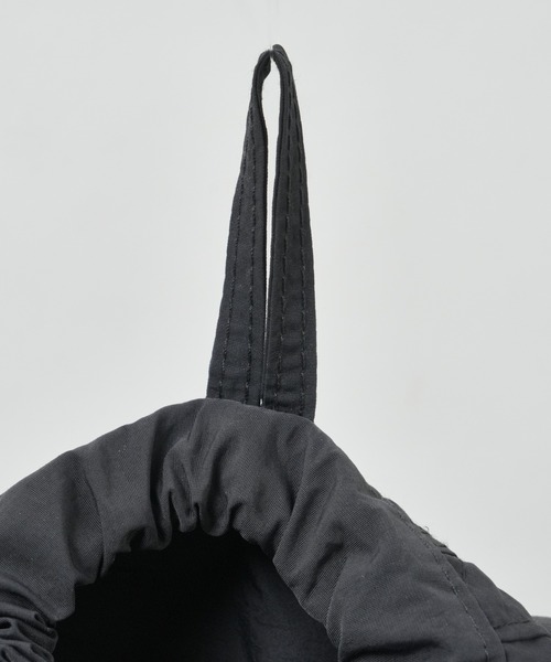 WEGO(ウィゴー)の「WEGO/ドロストデザインリュック(バックパック/リュック・レディース・ブラック/アイボリー/ライトグレー・FREE)」の14枚目の写真