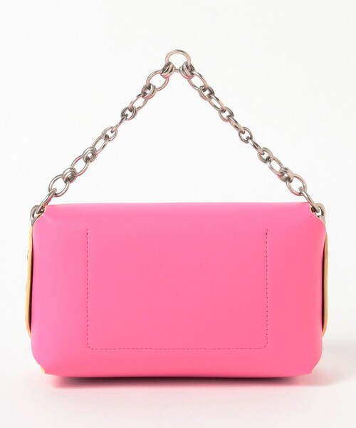 Ray BEAMS（レイビームス）の「Ray BEAMS / チェーン スクエア バッグ（ショルダーバッグ・レディース・ブラック/ピンク・ONE SIZE）」の7枚目の写真
