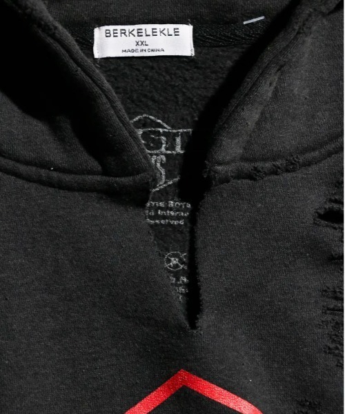 2AM(ツーエイエム)の「THRIFTY LOOK スリフティルック / WORN-OUT BAND HOODIE BEASTIE BOYS(パーカー・メンズ・チャコールグレー/ブラック系1・X-LARGE/XX-LARGE)」の6枚目の写真