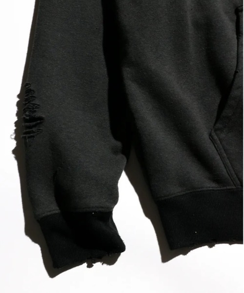 2AM(ツーエイエム)の「THRIFTY LOOK スリフティルック / WORN-OUT BAND HOODIE BEASTIE BOYS(パーカー・メンズ・チャコールグレー/ブラック系1・X-LARGE/XX-LARGE)」の9枚目の写真
