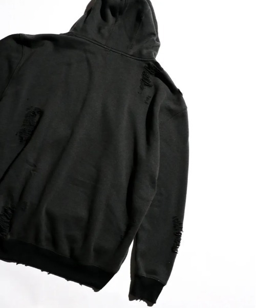 2AM(ツーエイエム)の「THRIFTY LOOK スリフティルック / WORN-OUT BAND HOODIE BEASTIE BOYS(パーカー・メンズ・チャコールグレー/ブラック系1・X-LARGE/XX-LARGE)」の13枚目の写真