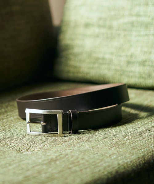 KATHARINE HAMNETT LONDON （キャサリンハムネットロンドン）の「KATHARINE HAMNETT LONDON/キャサリンハムネットロンドン 日本製 本革ベルト (5070123)（ベルト・メンズ・ブラック/ダークブラウン・FREE）」の15枚目の写真