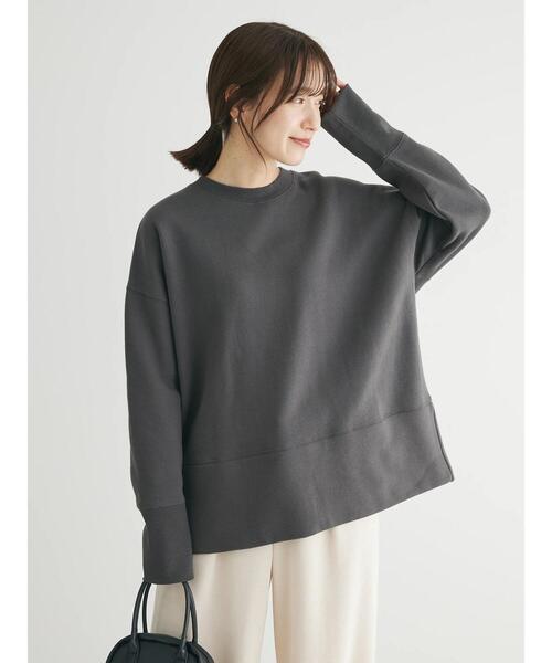 Green　Parks（グリーンパークス）の「Brushed　センターシーム裏起毛プルオーバー（Tシャツ/カットソー・レディース・ホワイト系その他2/パープル/ミント/グレー・FREE）」の14枚目の写真