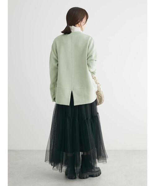 Green　Parks（グリーンパークス）の「Brushed　センターシーム裏起毛プルオーバー（Tシャツ/カットソー・レディース・ホワイト系その他2/パープル/ミント/グレー・FREE）」の21枚目の写真