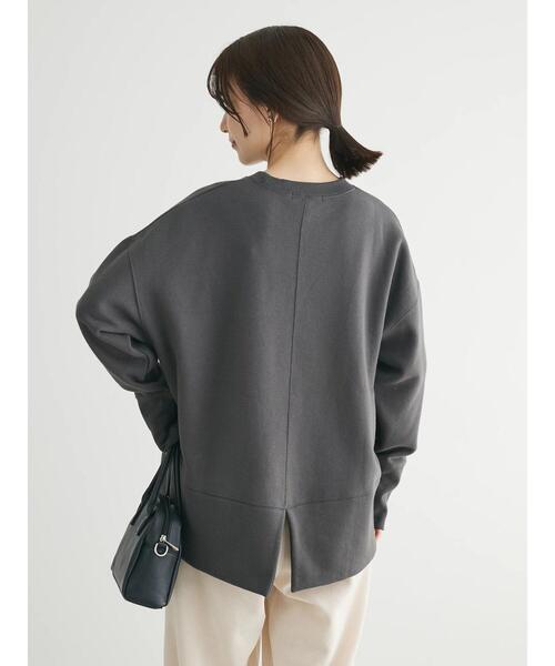 Green　Parks（グリーンパークス）の「Brushed　センターシーム裏起毛プルオーバー（Tシャツ/カットソー・レディース・ホワイト系その他2/パープル/ミント/グレー・FREE）」の19枚目の写真