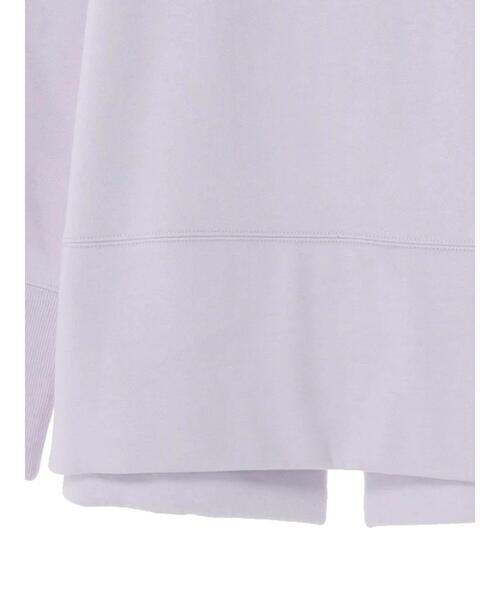 Green　Parks（グリーンパークス）の「Brushed　センターシーム裏起毛プルオーバー（Tシャツ/カットソー・レディース・ホワイト系その他2/パープル/ミント/グレー・FREE）」の7枚目の写真