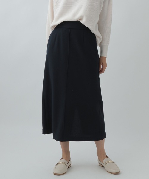 Elura(エルーラ)の「サマ見えリラクシーナロースカート(スカート・レディース・ブラック/ネイビー/オフホワイト・LARGE/MEDIUM)」の3枚目の写真