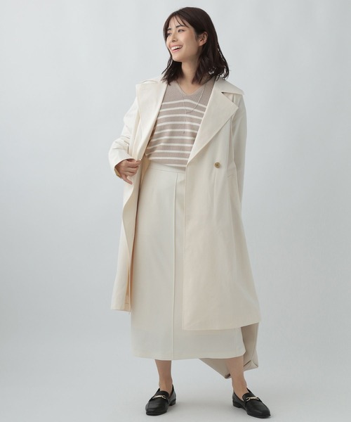 Elura(エルーラ)の「サマ見えリラクシーナロースカート(スカート・レディース・ブラック/ネイビー/オフホワイト・LARGE/MEDIUM)」の10枚目の写真