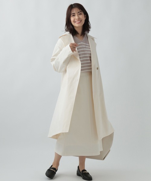Elura(エルーラ)の「サマ見えリラクシーナロースカート(スカート・レディース・ブラック/ネイビー/オフホワイト・LARGE/MEDIUM)」の12枚目の写真
