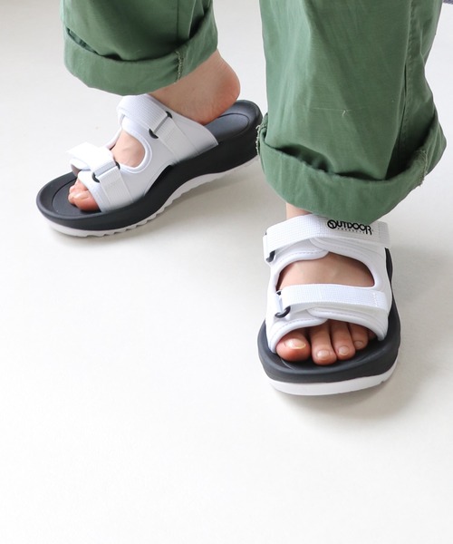 OUTDOOR PRODUCTS(アウトドアプロダクツ)の「OUTDOOR PRODUCTS / アウトドアプロダクツ スポーツサンダル(ODP 705SL)(サンダル・レディース・グレー/ホワイト/ブラック・26.0cm/21.0cm/20.0cm/23.0cm/22.0cm/19.0cm/28.0cm/27.0cm/25.0cm/24.0cm)」の16枚目の写真