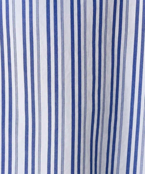 Grand PARK（グランドパーク）の「【ROYAL NAVY】バンドカラーシャツ　ストライプ柄（シャツ/ブラウス・レディース・ブルー系/ホワイト系・FREE）」の12枚目の写真