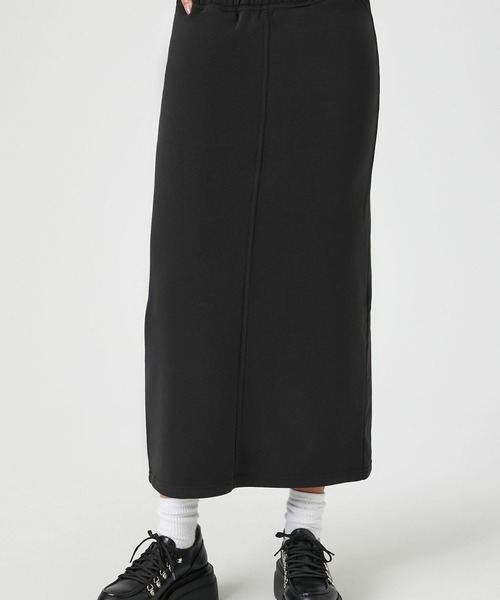 FOREVER 21（フォーエバー トゥエンティーワン）の「裏毛ロングスカート（スカート・レディース・グレー/ブラック・SMALL/MEDIUM）」の12枚目の写真