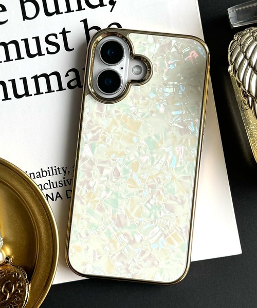 【iDEAL】キラキラ パール加工 iPhoneケース iphone ケース デコ iphoneケース キラキラ 人気 女子「パール