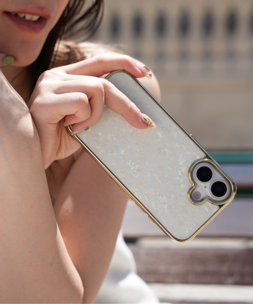 Glass Shell Case スマホケース iPhone17 17Pro 16 16e 15 14 シェル