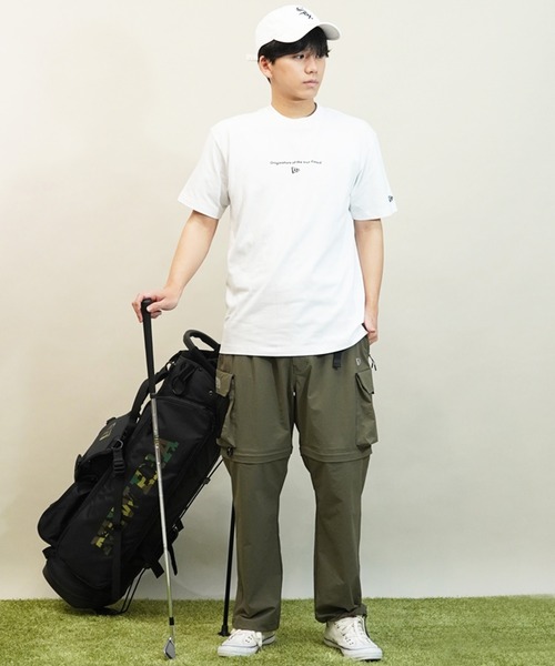NEW ERA(ニューエラ)の「NEW ERA/ニューエラ 半袖Tシャツ バックプリント レギュラーフィット 14121902/14121903/14121904/14121905(Tシャツ/カットソー・メンズ・ミント/ホワイト/ブラック/ストーン・M/L/XL/2XL)」の11枚目の写真