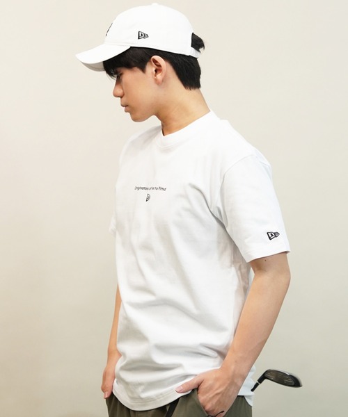 NEW ERA(ニューエラ)の「NEW ERA/ニューエラ 半袖Tシャツ バックプリント レギュラーフィット 14121902/14121903/14121904/14121905(Tシャツ/カットソー・メンズ・ミント/ホワイト/ブラック/ストーン・M/L/XL/2XL)」の7枚目の写真