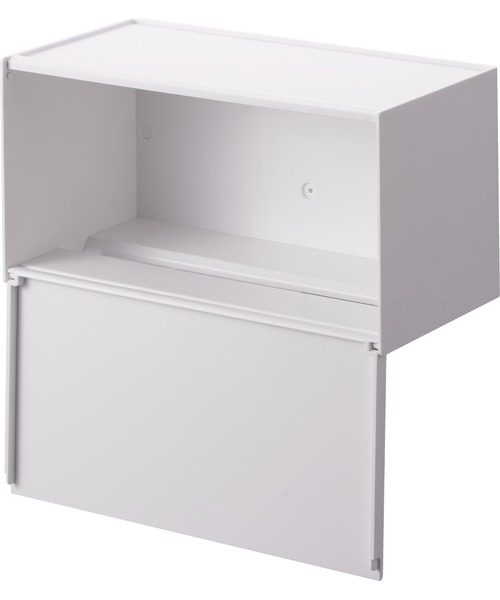 tower（タワー）の「tower(タワー) マグネットトレー付きペーパータオルディスペンサー（キッチン収納・レディース・ホワイト/ブラック・ONE SIZE）」の14枚目の写真