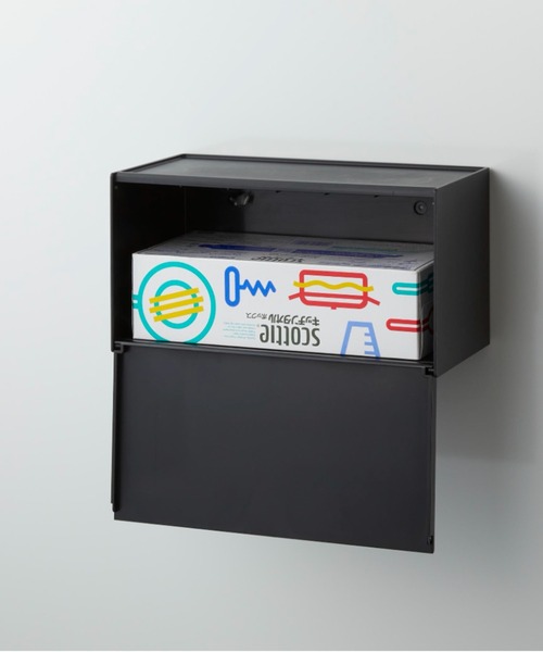 tower（タワー）の「tower(タワー) マグネットトレー付きペーパータオルディスペンサー（キッチン収納・レディース・ホワイト/ブラック・ONE SIZE）」の18枚目の写真