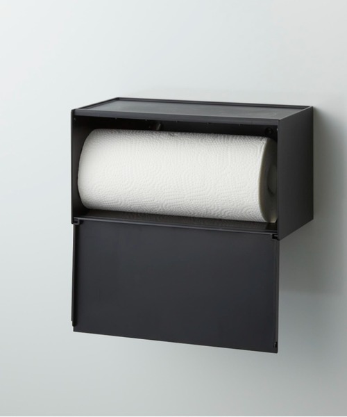 tower（タワー）の「tower(タワー) マグネットトレー付きペーパータオルディスペンサー（キッチン収納・レディース・ホワイト/ブラック・ONE SIZE）」の20枚目の写真