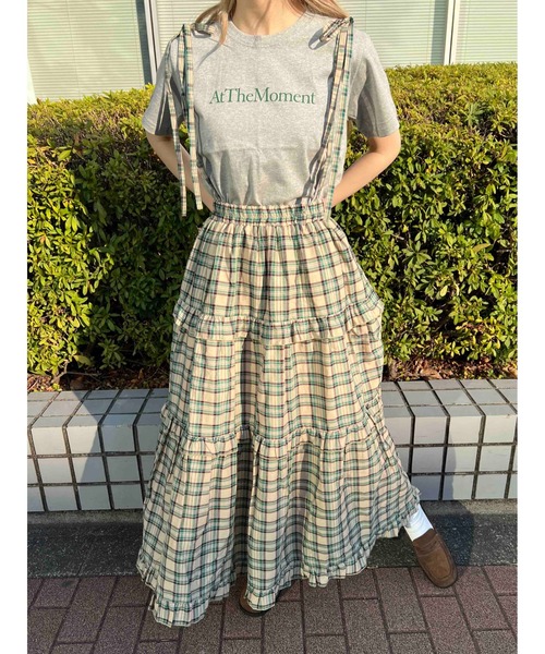 WC(ダブル シー)の「《カラバリ豊富◎》タータンチェックティアードスカート(スカート・レディース・ベージュ/ネイビー/レッド/ブラック・FREE)」の22枚目の写真