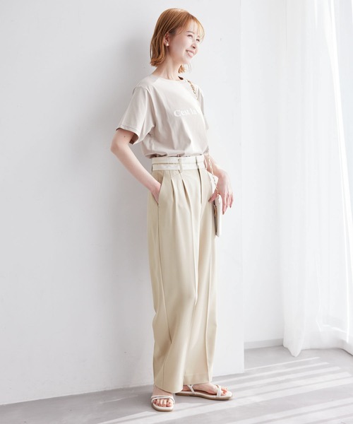 ROPE' PICNIC(ロペピクニック)の「マーベルトパンツ(その他パンツ・レディース・ベージュ系その他/サックスブルー・40/38/36)」の22枚目の写真