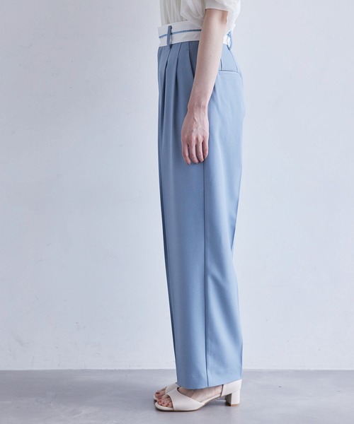 ROPE' PICNIC(ロペピクニック)の「マーベルトパンツ(その他パンツ・レディース・ベージュ系その他/サックスブルー・40/38/36)」の19枚目の写真