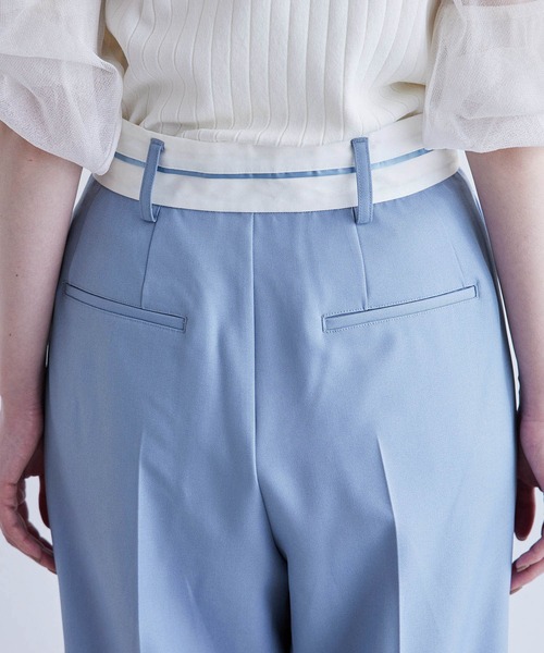 ROPE' PICNIC(ロペピクニック)の「マーベルトパンツ(その他パンツ・レディース・ベージュ系その他/サックスブルー・40/38/36)」の12枚目の写真