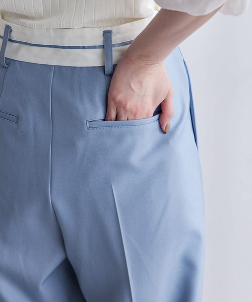 ROPE' PICNIC(ロペピクニック)の「マーベルトパンツ(その他パンツ・レディース・ベージュ系その他/サックスブルー・40/38/36)」の13枚目の写真