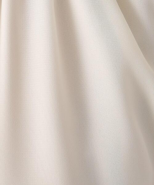 DRESKIP（ドレスキップ）の「◆【無理せずキレイ/イージーケア】上品なシアー感 アソート幾何柄 ハイネックブラウス（シャツ/ブラウス・レディース・ライトグリーン/アイボリー/ブラック系/ホワイト系3・02/03/04）」の8枚目の写真