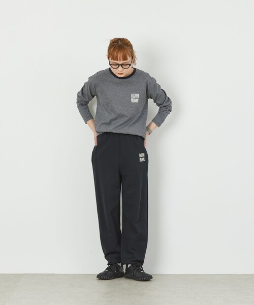 MACKINTOSH PHILOSOPHY(マッキントッシュ フィロソフィー)の「GREY LABEL シャープロゴボーダーロンT(Tシャツ/カットソー・レディース・チャコールグレー/ベージュ・2/6)」の4枚目の写真