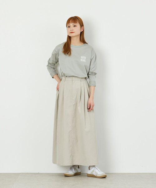 MACKINTOSH PHILOSOPHY(マッキントッシュ フィロソフィー)の「GREY LABEL シャープロゴボーダーロンT(Tシャツ/カットソー・レディース・チャコールグレー/ベージュ・2/6)」の6枚目の写真