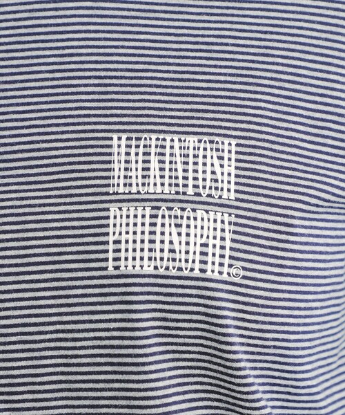 MACKINTOSH PHILOSOPHY(マッキントッシュ フィロソフィー)の「GREY LABEL シャープロゴボーダーロンT(Tシャツ/カットソー・レディース・チャコールグレー/ベージュ・2/6)」の11枚目の写真