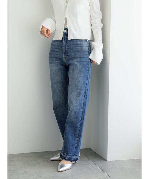 Te chichi(テチチ)の「Denimパンツ(ストレート)(その他パンツ・レディース・サックスブルー/ブルー・S/M)」の1枚目の写真