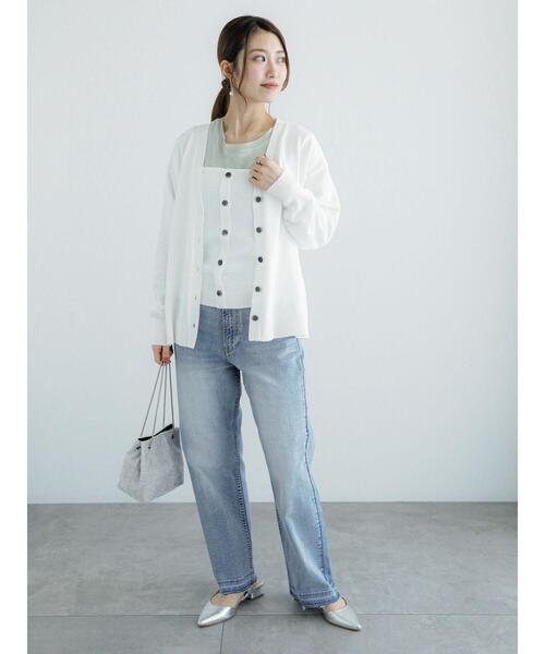 Te chichi(テチチ)の「Denimパンツ(ストレート)(その他パンツ・レディース・サックスブルー/ブルー・S/M)」の4枚目の写真
