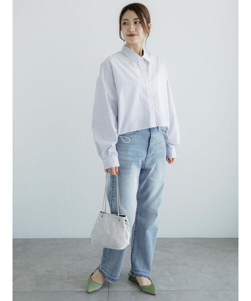 Te chichi(テチチ)の「Denimパンツ(ストレート)(その他パンツ・レディース・サックスブルー/ブルー・S/M)」の5枚目の写真