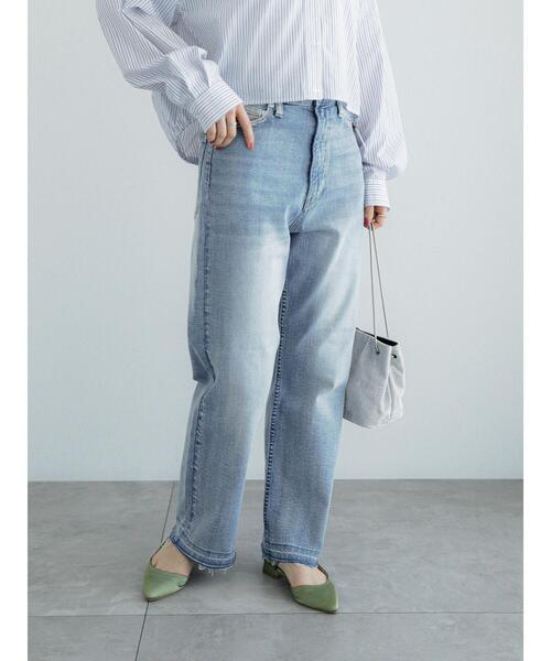Te chichi(テチチ)の「Denimパンツ(ストレート)(その他パンツ・レディース・サックスブルー/ブルー・S/M)」の6枚目の写真