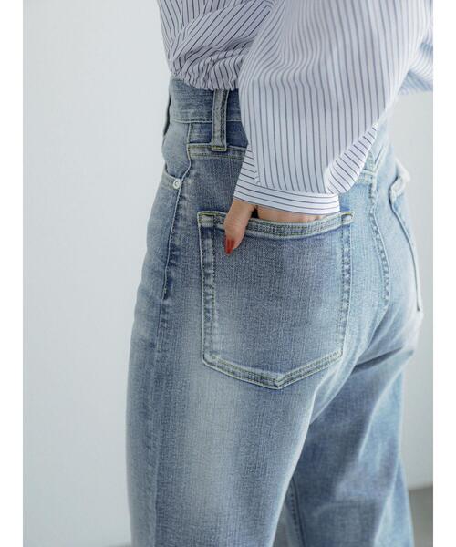 Te chichi(テチチ)の「Denimパンツ(ストレート)(その他パンツ・レディース・サックスブルー/ブルー・S/M)」の11枚目の写真