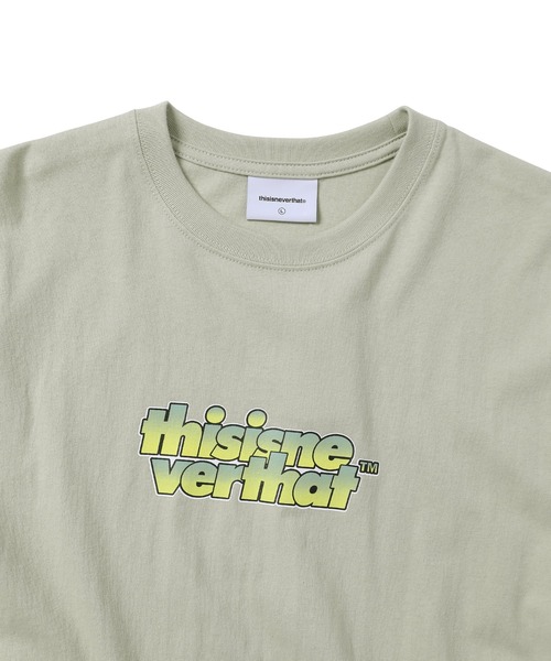 thisisneverthat　スウェット　ロゴ　からし色　マスタードイエローM thisisneverthat スウェット ロゴ からし色 マスタードイエローM