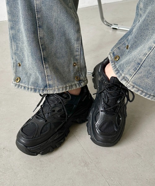 セール】厚底ダッドシューズ/スニーカー（スニーカー）｜CLEA（クレア