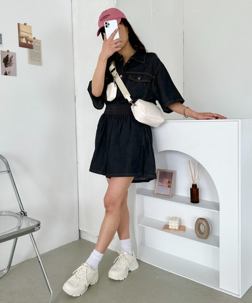 CLEA(クレア)の「厚底ダッドシューズ/スニーカー(スニーカー・レディース・ブラック/アイボリー・24.5cm/23.5cm)」の16枚目の写真