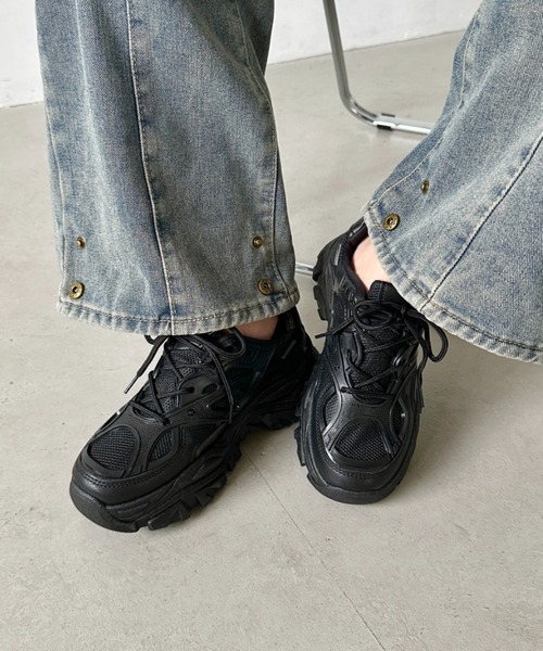 セール】厚底ダッドシューズ/スニーカー（スニーカー）｜CLEA（クレア