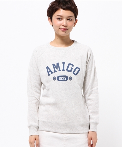 チチカカ（チチカカ）の「アミーゴスウェットクルー（スウェット・レディース・グレー/グリーン/チャコールグレー/オレンジ/オートミール/ブルー・MEDIUM/LARGE）」の7枚目の写真