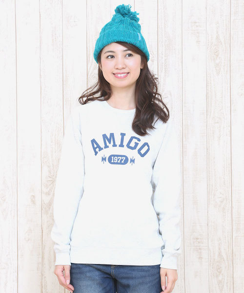 チチカカ（チチカカ）の「アミーゴスウェットクルー（スウェット・レディース・グレー/グリーン/チャコールグレー/オレンジ/オートミール/ブルー・MEDIUM/LARGE）」の22枚目の写真