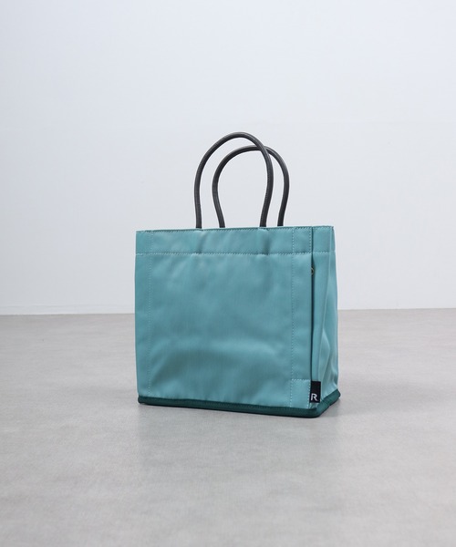 ROOTOTE（ルートート）の「ROOTOTE　スクエア オーバーラップミニトート（トートバッグ・レディース・ブラック/ブルー系/ベージュ/ピンク/グレー・FREE）」の14枚目の写真