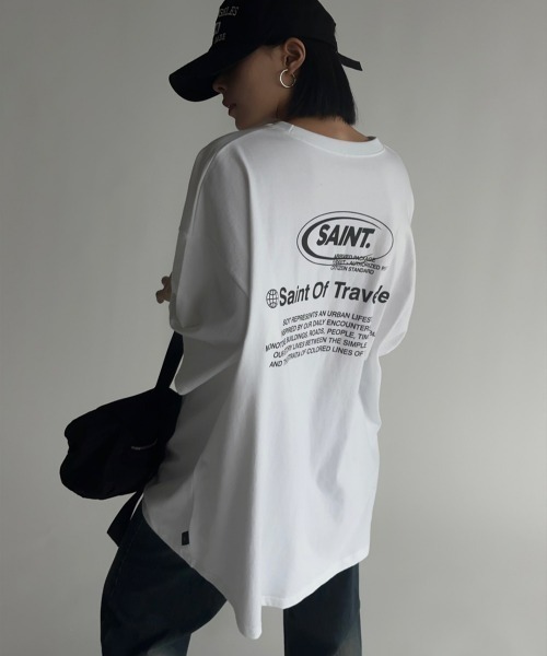 ASCLO(エジュクロ)の「ASCLO Pleddy SAINT Short Sleeve T Shirt(Tシャツ/カットソー・メンズ・ブラック/ホワイト・FREE)」の8枚目の写真