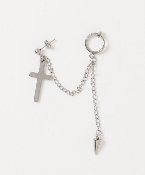 SILVER BULLET(シルバーバレット)の「『SBLTR』ユニセックス デザインピアス(片耳)(ピアス(片耳用)・レディース・シルバー系その他/シルバー系その他2/シルバー系その他3/シルバー系その他4・FREE)」の4枚目の写真